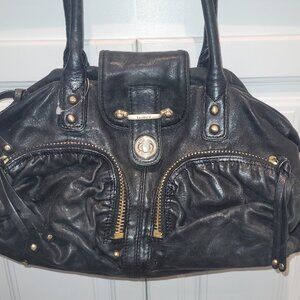 Iconic Botkier “Bianca” Handbag, Black Leather Lambskin